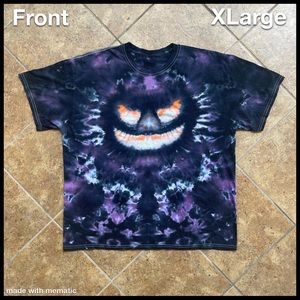 Halloween Tie Dye Jack-O-Lantern